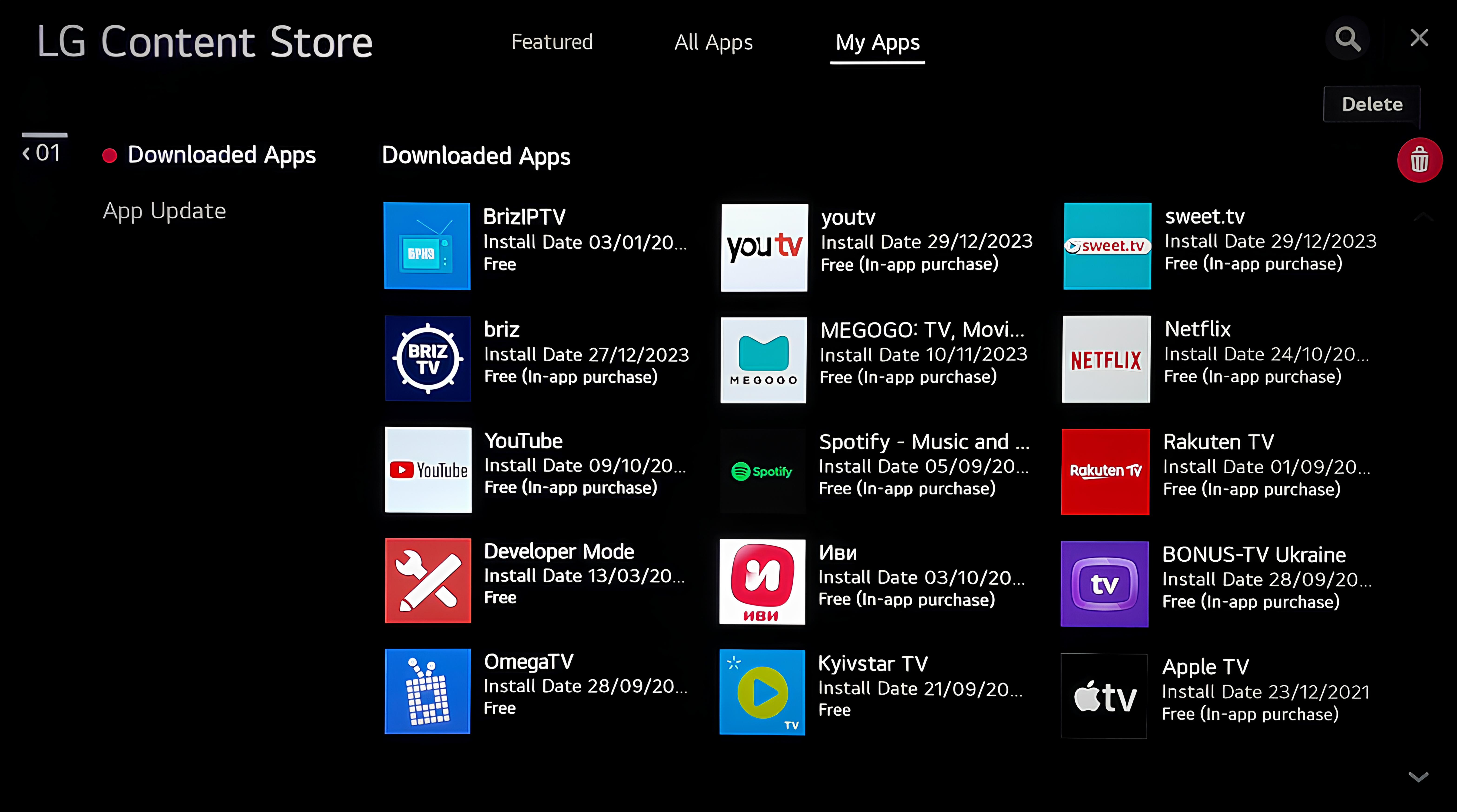 LG - WebOS,3 LG - WebOS,3 - Internet provider Briz in Odesa