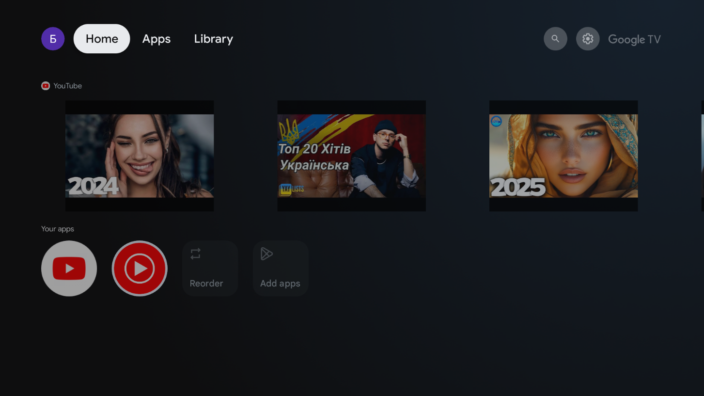 BRIZ.TV on Android TV set-top box with Google TV,1 - Internet provider Briz in Odesa