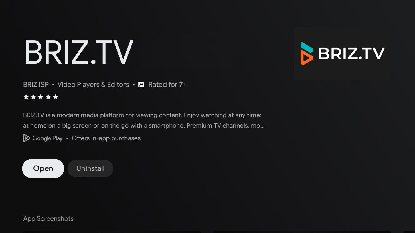 BRIZ.TV on Android TV set-top box with Google TV,7 - Internet provider Briz in Odesa