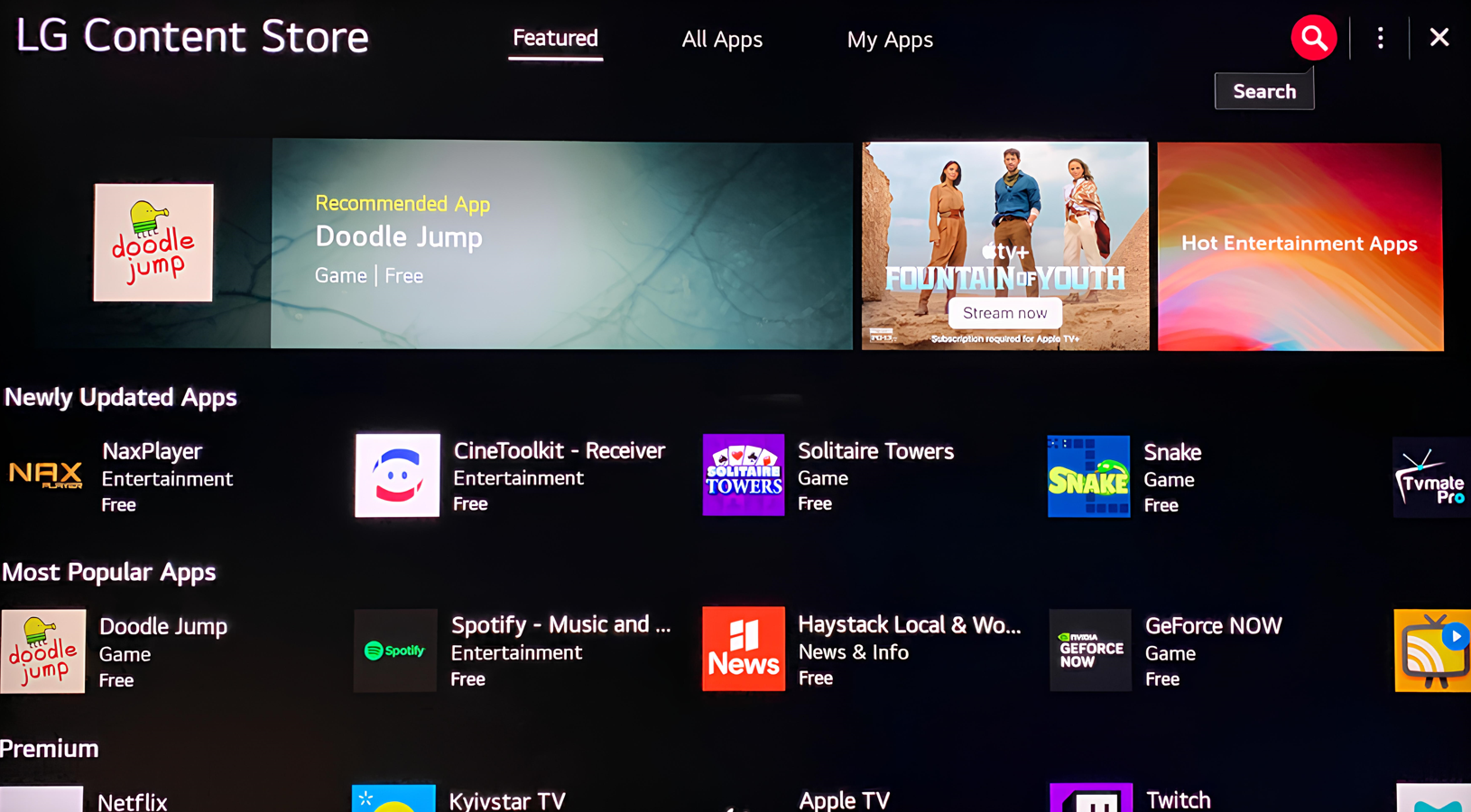 BRIZ.TV to LG TV,2 - Internet provider Briz in Odesa