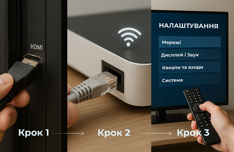 Підключити інтернет ТБ на телевізор Підключити інтернет ТБ на телевізор - інтернет-провайдер Briz в Одесі