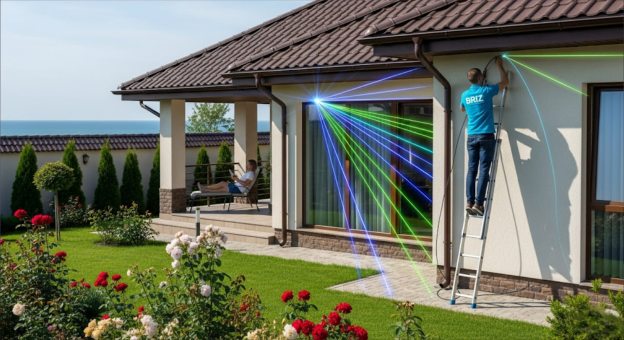 Середня швидкість інтернету в Одесі,3 - інтернет-провайдер Briz в Одесі